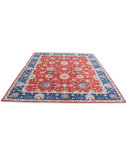 Ziegler 8' 4" X 9' 4" Hand Knotted Wool Rug 8' 4" X 9' 4" (254 X 284) / Red / Wool