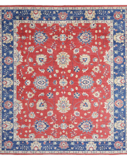 Ziegler 8' 4" X 9' 4" Hand Knotted Wool Rug 8' 4" X 9' 4" (254 X 284) / Red / Wool