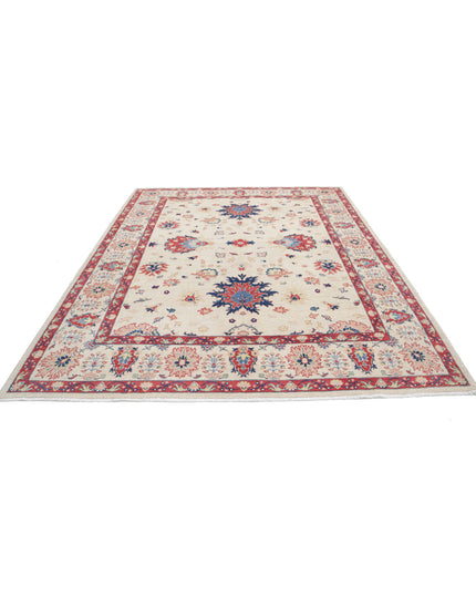 Ziegler 8' 0" X 10' 0" Hand Knotted Wool Rug 8' 0" X 10' 0" (244 X 305) / Ivory / Wool