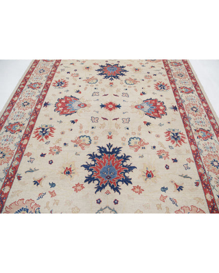 Ziegler 8' 0" X 10' 0" Hand Knotted Wool Rug 8' 0" X 10' 0" (244 X 305) / Ivory / Wool