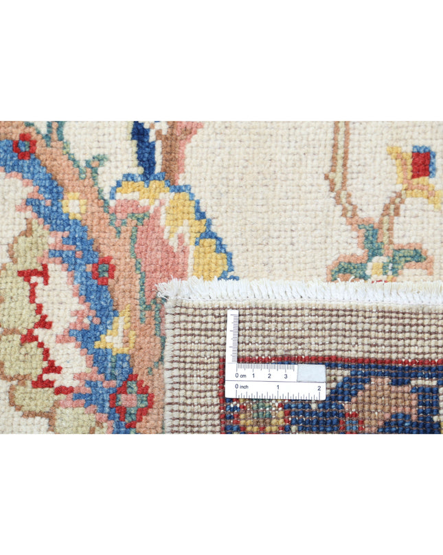 Ziegler 6' 7" X 9' 3" Hand Knotted Wool Rug 6' 7" X 9' 3" (201 X 282) / Ivory / Wool