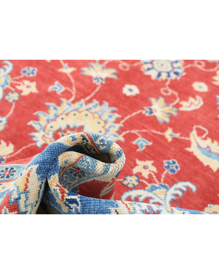 Ziegler 6' 6" X 9' 6" Hand Knotted Wool Rug 6' 6" X 9' 6" (198 X 290) / Red / Wool
