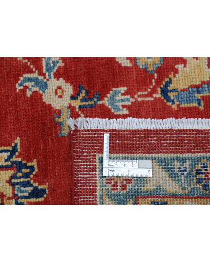 Ziegler 6' 6" X 9' 6" Hand Knotted Wool Rug 6' 6" X 9' 6" (198 X 290) / Red / Wool