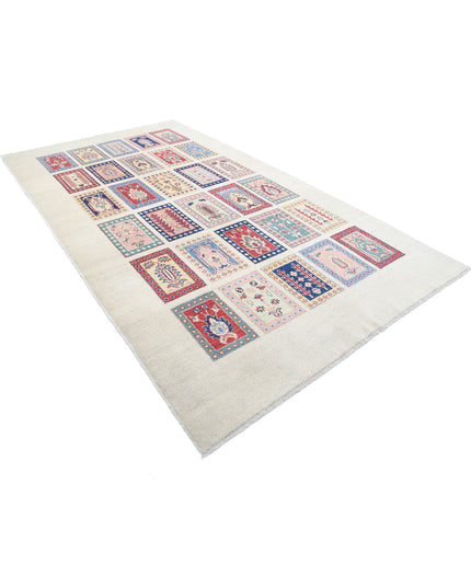 Ziegler 6' 7" X 11' 2" Hand Knotted Wool Rug 6' 7" X 11' 2" (201 X 340) / Ivory / Wool