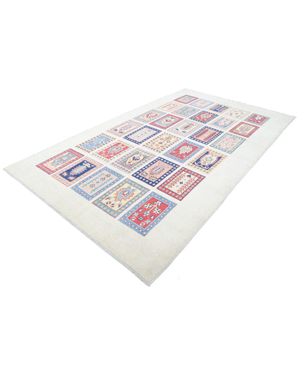 Ziegler 6' 7" X 11' 2" Hand Knotted Wool Rug 6' 7" X 11' 2" (201 X 340) / Ivory / Wool