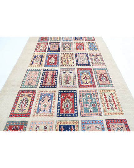 Ziegler 6' 7" X 11' 2" Hand Knotted Wool Rug 6' 7" X 11' 2" (201 X 340) / Ivory / Wool