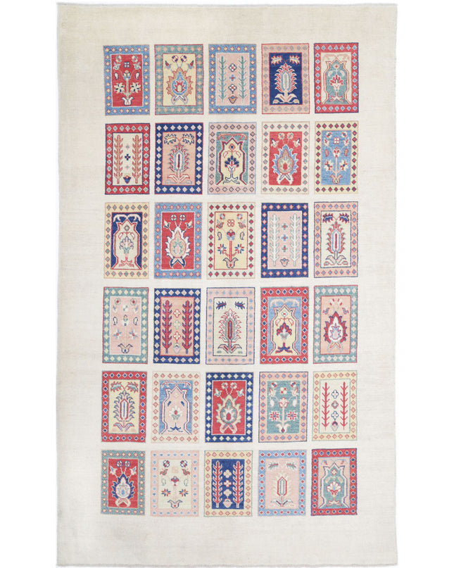 Ziegler 6' 7" X 11' 2" Hand Knotted Wool Rug 6' 7" X 11' 2" (201 X 340) / Ivory / Wool