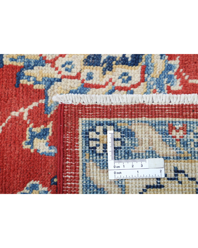 Ziegler 4' 8" X 6' 10" Hand Knotted Wool Rug 4' 8" X 6' 10" (142 X 208) / Red / Wool
