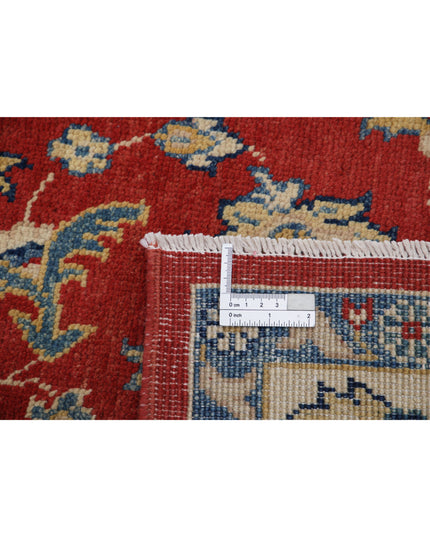 Ziegler 4' 9" X 6' 9" Hand Knotted Wool Rug 4' 9" X 6' 9" (145 X 206) / Red / Wool