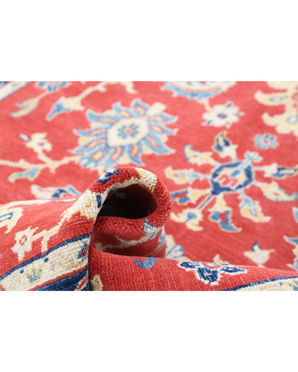 Ziegler 5' 2" X 6' 6" Hand Knotted Wool Rug 5' 2" X 6' 6" (158 X 198) / Red / Wool