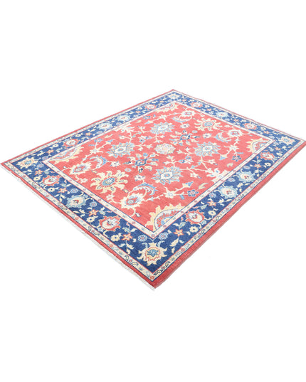 Ziegler 5' 0" X 6' 5" Hand Knotted Wool Rug 5' 0" X 6' 5" (152 X 196) / Red / Wool