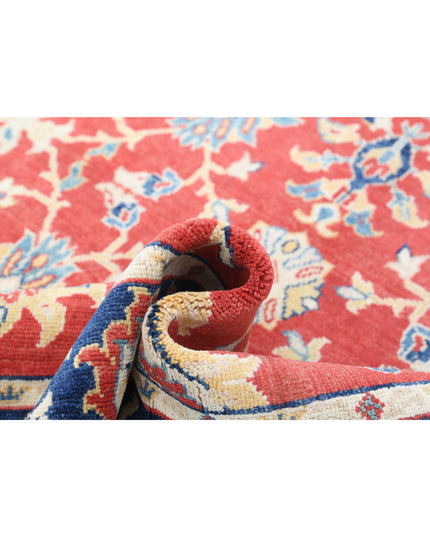 Ziegler 5' 0" X 6' 5" Hand Knotted Wool Rug 5' 0" X 6' 5" (152 X 196) / Red / Wool