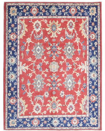 Ziegler 5' 0" X 6' 5" Hand Knotted Wool Rug 5' 0" X 6' 5" (152 X 196) / Red / Wool