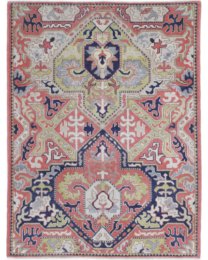 Ziegler 5' 2" X 6' 11" Hand Knotted Wool Rug 5' 2" X 6' 11" (158 X 211) / Red / Wool