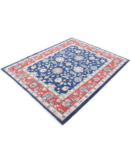 Ziegler 5' 0" X 6' 4" Hand Knotted Wool Rug 5' 0" X 6' 4" (152 X 193) / Blue / Wool