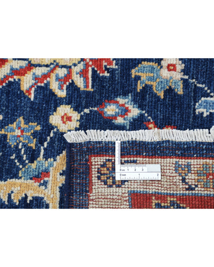 Ziegler 5' 0" X 6' 4" Hand Knotted Wool Rug 5' 0" X 6' 4" (152 X 193) / Blue / Wool