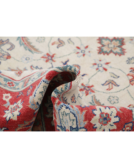 Ziegler 5' 6" X 7' 3" Hand Knotted Wool Rug 5' 6" X 7' 3" (168 X 221) / Ivory / Wool