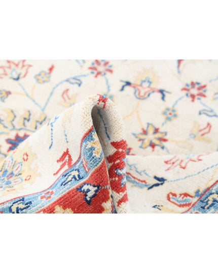 Ziegler 4' 10" X 6' 4" Hand Knotted Wool Rug 4' 10" X 6' 4" (147 X 193) / Ivory / Wool