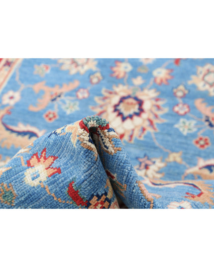 Ziegler 4' 1" X 5' 11" Hand Knotted Wool Rug 4' 1" X 5' 11" (124 X 180) / Blue / Wool