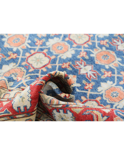 Ziegler 5' 1" X 7' 3" Hand Knotted Wool Rug 5' 1" X 7' 3" (155 X 221) / Blue / Wool