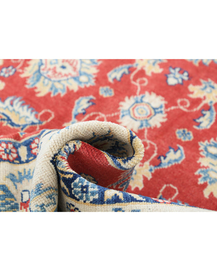 Ziegler 4' 8" X 6' 10" Hand Knotted Wool Rug 4' 8" X 6' 10" (142 X 208) / Red / Wool