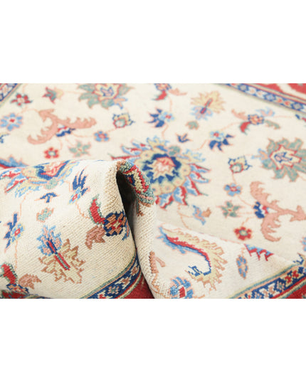 Ziegler 4' 2" X 5' 6" Hand Knotted Wool Rug 4' 2" X 5' 6" (127 X 168) / Ivory / Wool