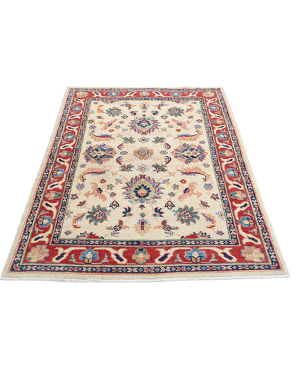 Ziegler 3' 10" X 5' 11" Hand Knotted Wool Rug 3' 10" X 5' 11" (117 X 180) / Ivory / Wool