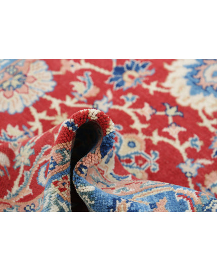 Ziegler 4' 2" X 5' 10" Hand Knotted Wool Rug 4' 2" X 5' 10" (127 X 178) / Red / Wool