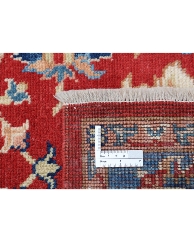 Ziegler 4' 2" X 5' 10" Hand Knotted Wool Rug 4' 2" X 5' 10" (127 X 178) / Red / Wool