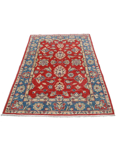 Ziegler 3' 10" X 5' 9" Hand Knotted Wool Rug 3' 10" X 5' 9" (117 X 175) / Red / Wool