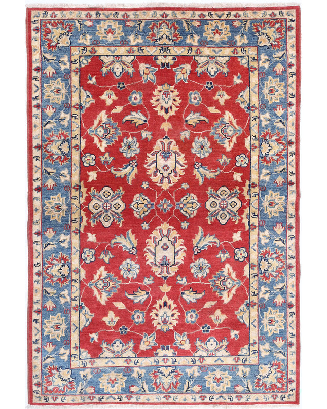 Ziegler 3' 10" X 5' 9" Hand Knotted Wool Rug 3' 10" X 5' 9" (117 X 175) / Red / Wool