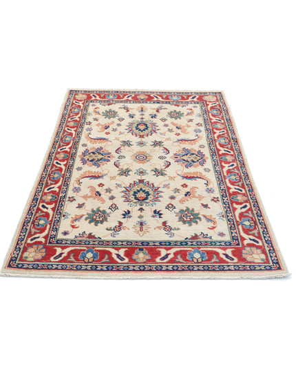 Ziegler 3' 11" X 5' 11" Hand Knotted Wool Rug 3' 11" X 5' 11" (119 X 180) / Ivory / Wool