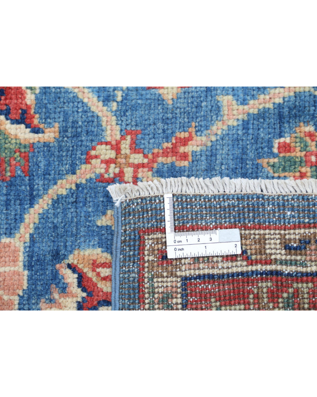 Ziegler 4' 1" X 6' 3" Hand Knotted Wool Rug 4' 1" X 6' 3" (124 X 191) / Blue / Wool