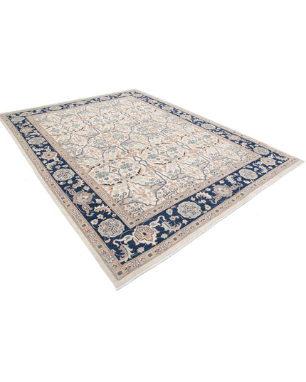 Ziegler 8' 11" X 11' 5" Hand Knotted Wool Rug 8' 11" X 11' 5" (272 X 348) / Ivory / Wool