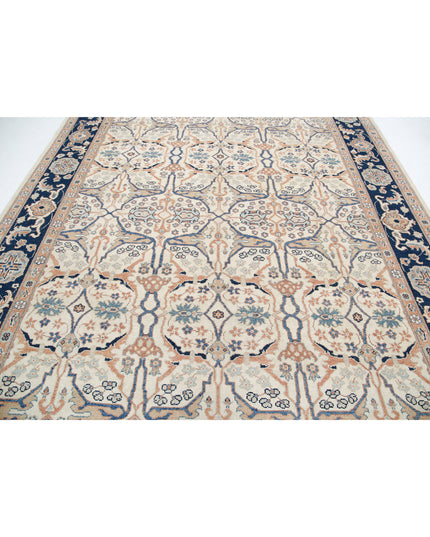 Ziegler 8' 11" X 11' 5" Hand Knotted Wool Rug 8' 11" X 11' 5" (272 X 348) / Ivory / Wool