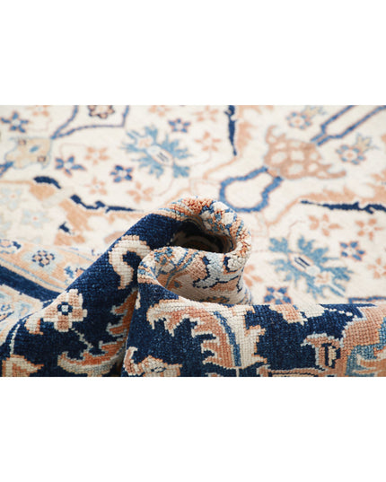 Ziegler 8' 11" X 11' 5" Hand Knotted Wool Rug 8' 11" X 11' 5" (272 X 348) / Ivory / Wool