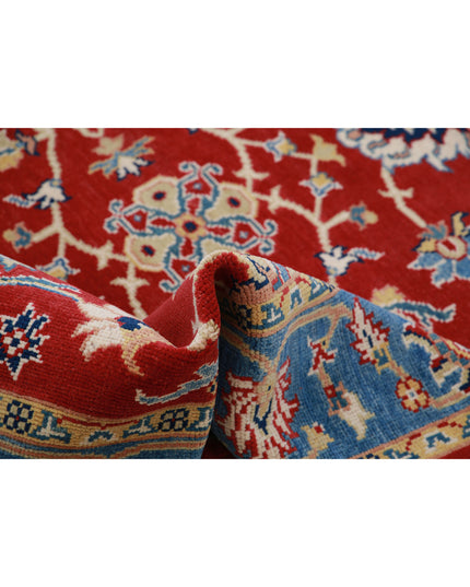 Ziegler 5' 0" X 6' 3" Hand Knotted Wool Rug 5' 0" X 6' 3" (152 X 191) / Red / Wool