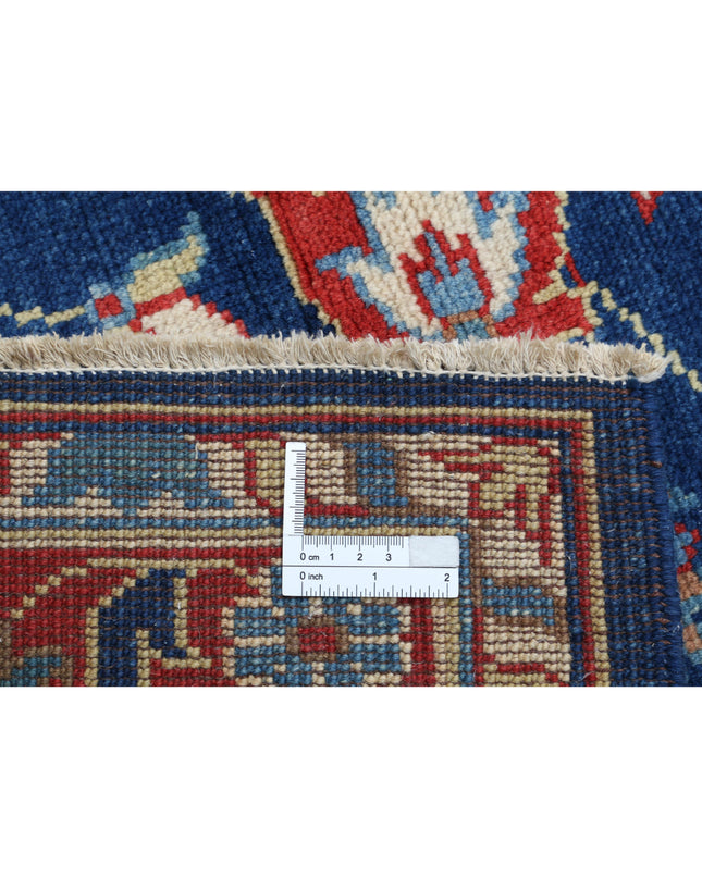 Ziegler 3' 1" X 4' 9" Hand Knotted Wool Rug 3' 1" X 4' 9" (94 X 145) / Blue / Wool
