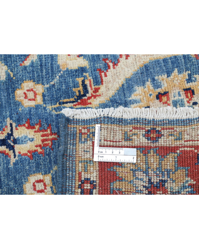 Ziegler 3' 4" X 4' 10" Hand Knotted Wool Rug 3' 4" X 4' 10" (101 X 147) / Blue / Wool