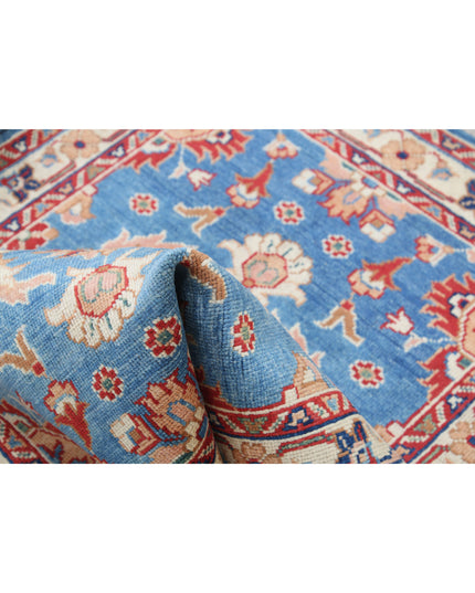 Ziegler 3' 0" X 4' 9" Hand Knotted Wool Rug 3' 0" X 4' 9" (91 X 145) / Blue / Wool