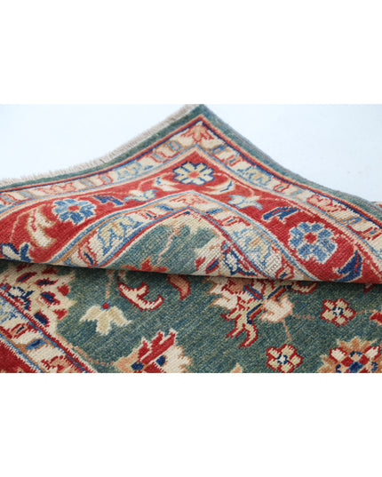 Ziegler 2' 11" X 5' 0" Hand Knotted Wool Rug 2' 11" X 5' 0" (89 X 152) / Green / Wool