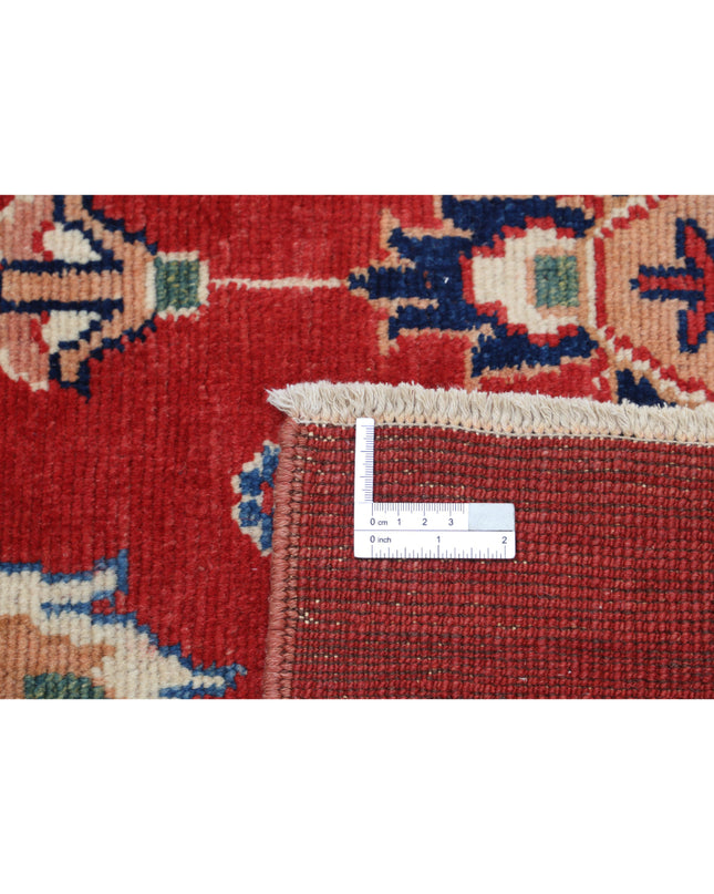 Ziegler 3' 2" X 4' 8" Hand Knotted Wool Rug 3' 2" X 4' 8" (97 X 142) / Red / Wool