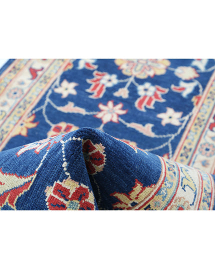 Ziegler 2' 5" X 9' 5" Hand Knotted Wool Rug 2' 5" X 9' 5" (74 X 287) / Blue / Wool