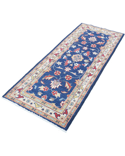 Ziegler 2' 6" X 6' 5" Hand Knotted Wool Rug 2' 6" X 6' 5" (76 X 196) / Blue / Wool