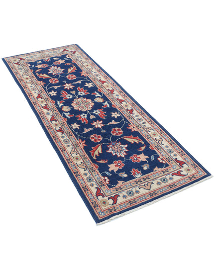 Ziegler 2' 5" X 6' 3" Hand Knotted Wool Rug 2' 5" X 6' 3" (74 X 191) / Blue / Wool