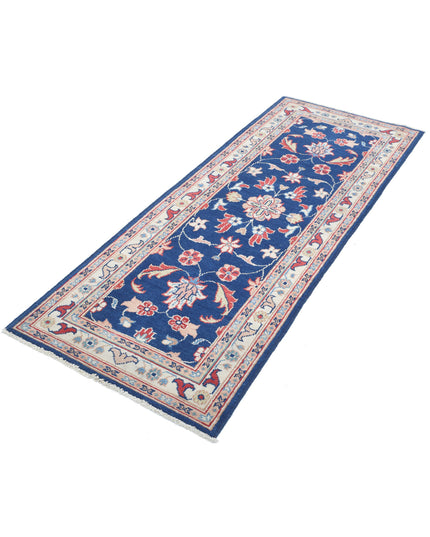 Ziegler 2' 5" X 6' 3" Hand Knotted Wool Rug 2' 5" X 6' 3" (74 X 191) / Blue / Wool
