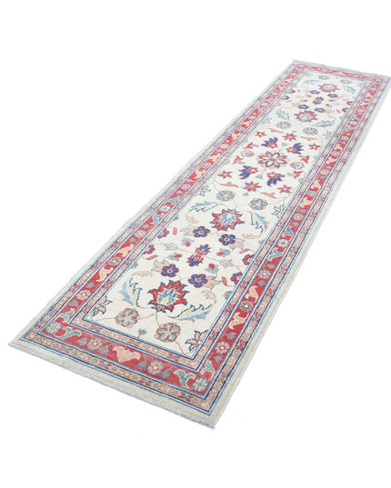 Ziegler 2' 6" X 9' 11" Hand Knotted Wool Rug 2' 6" X 9' 11" (76 X 302) / Ivory / Wool