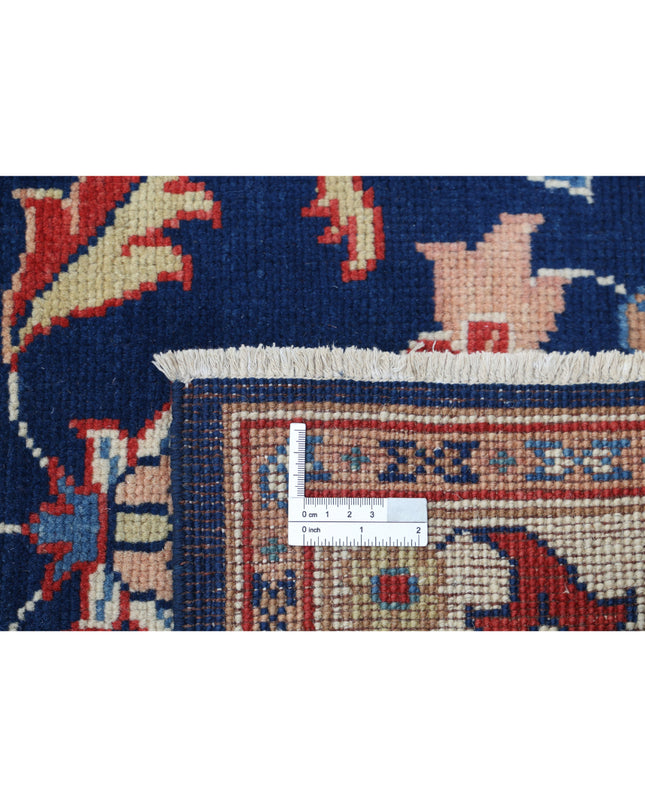 Ziegler 2' 5" X 6' 3" Hand Knotted Wool Rug 2' 5" X 6' 3" (74 X 191) / Blue / Wool