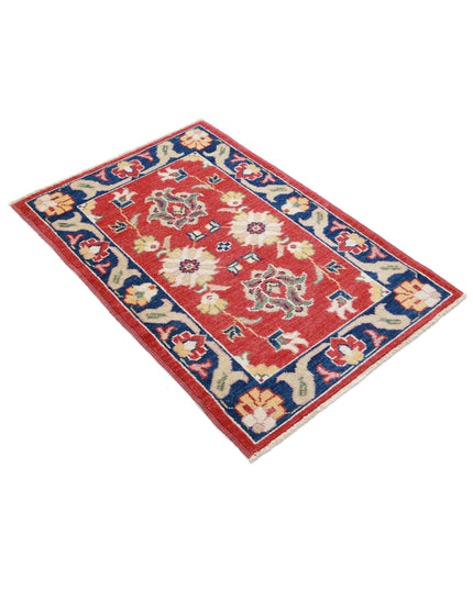 Ziegler 2' 6" X 3' 7" Hand Knotted Wool Rug 2' 6" X 3' 7" (76 X 109) / Red / Wool