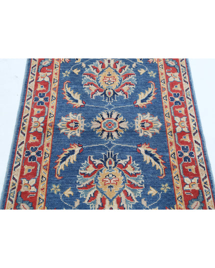 Ziegler 2' 8" X 4' 0" Hand Knotted Wool Rug 2' 8" X 4' 0" (81 X 122) / Blue / Wool